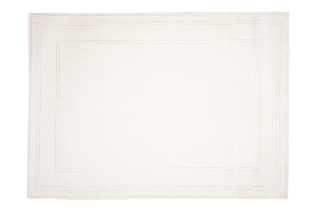 Covor Hera Crem Ornamente Vintage Efect 3D