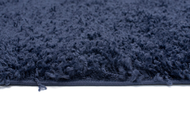 Covor Essence Pătrat Shaggy Bleumarin