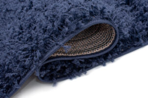 Covor Essence Pătrat Shaggy Bleumarin