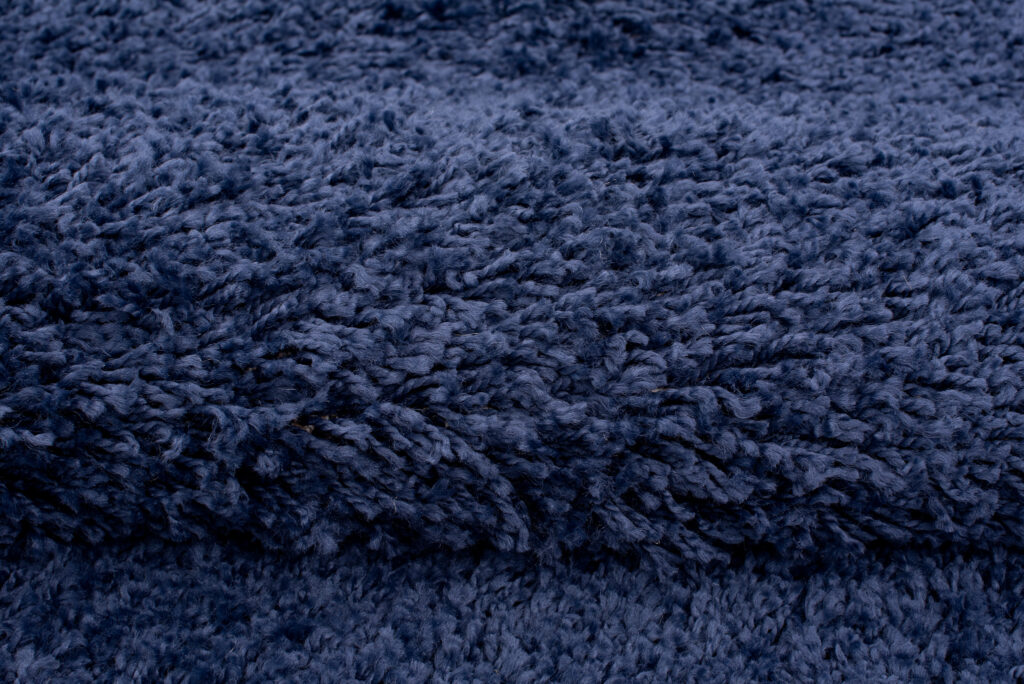 Covor Essence Pătrat Shaggy Bleumarin