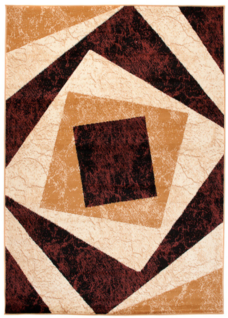 Covor Dream Geometric Maro Crem Pătrate