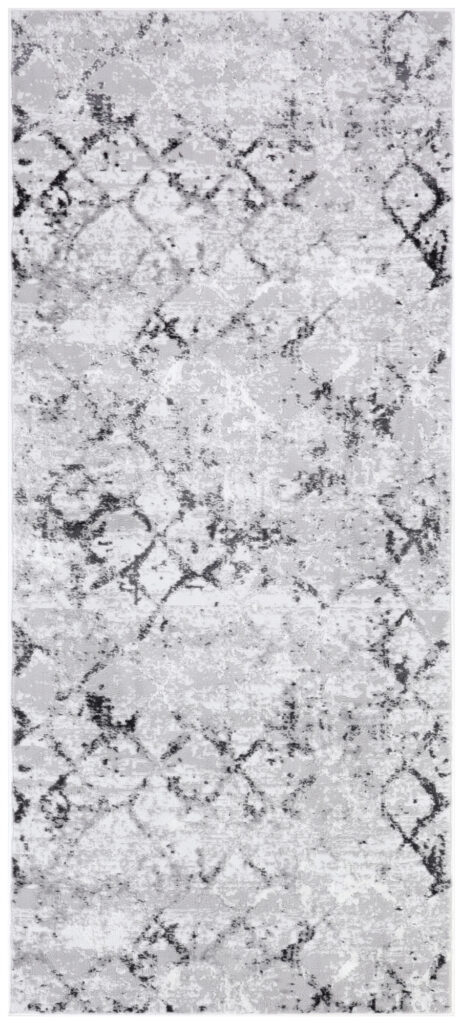 Covor Traversă Sky Gri Geometric Diamante