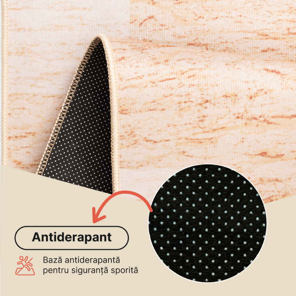 Covor Nora Maro Geometric Antiderapant
