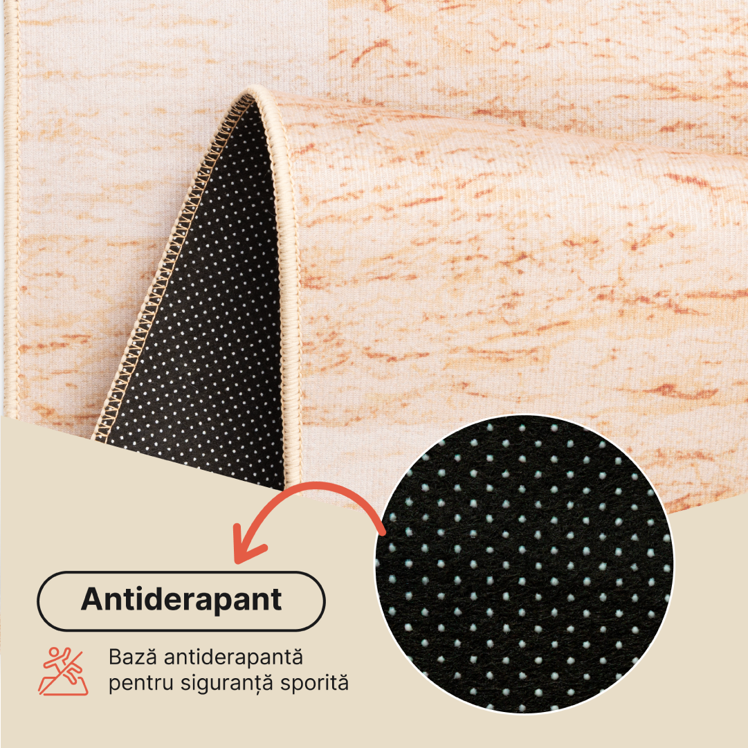 Covor Nora Maro Geometric Antiderapant
