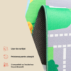 Covor pentru copii Joy Verde Oraș Antiderapant