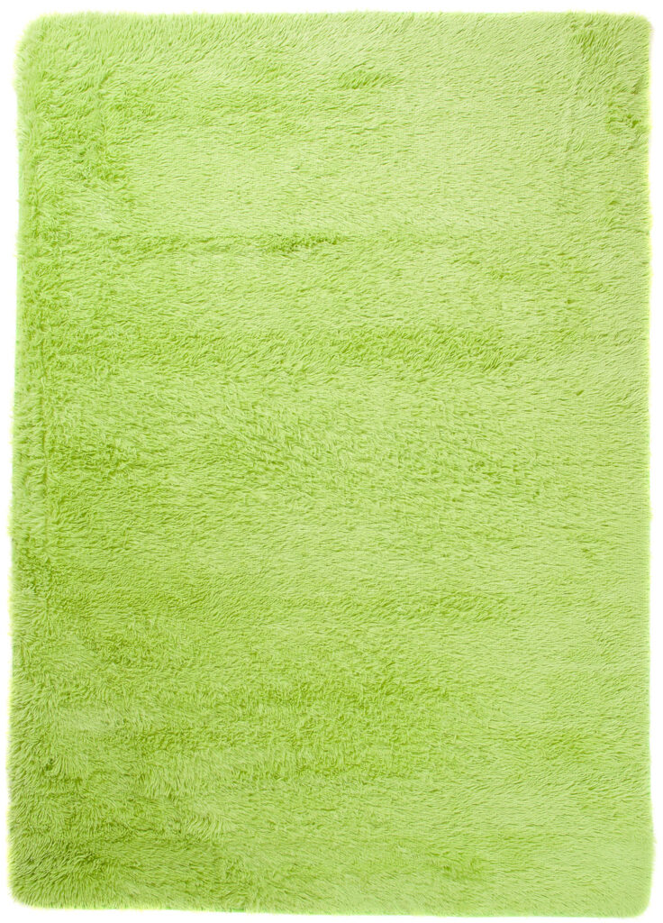 Covor Silk Verde Deschis Antiderapant Shaggy