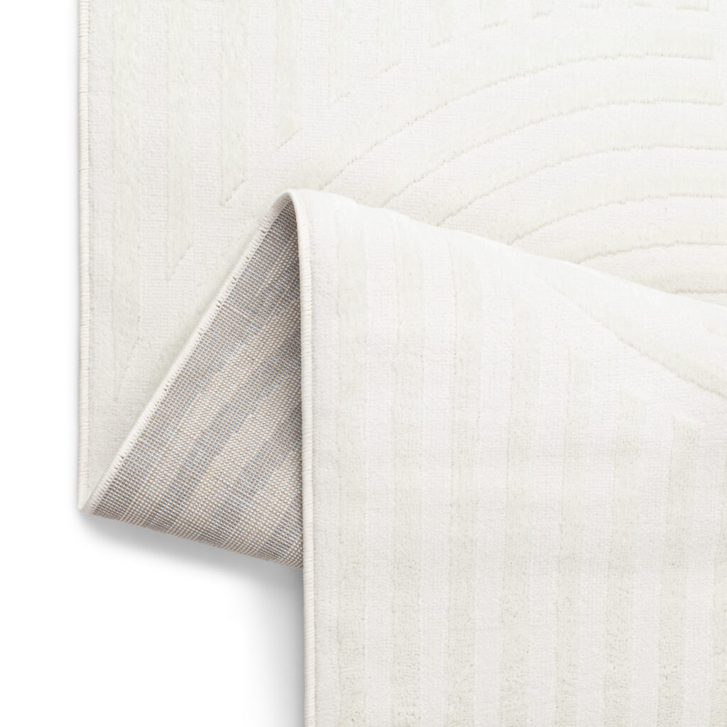 Covor Hygge Alb Rupt Modern