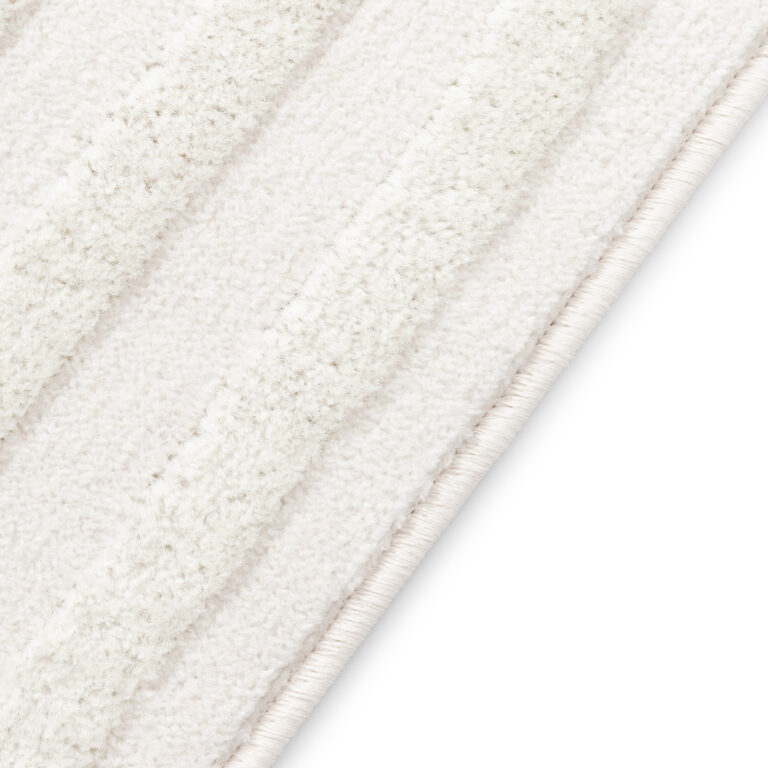 Covor Hygge Alb Rupt Linii