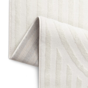 Covor Hygge Alb Rupt Linii