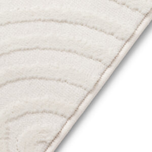 Covor Hygge Alb Rupt Ovale