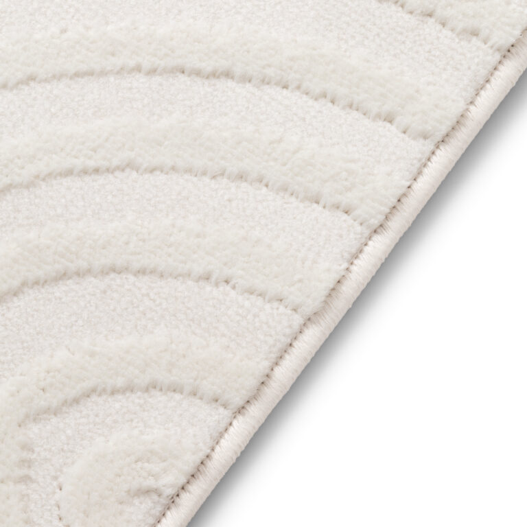 Covor Hygge Alb Rupt Ovale