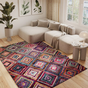 Covor Salsa Multicolor Abstract Romburi