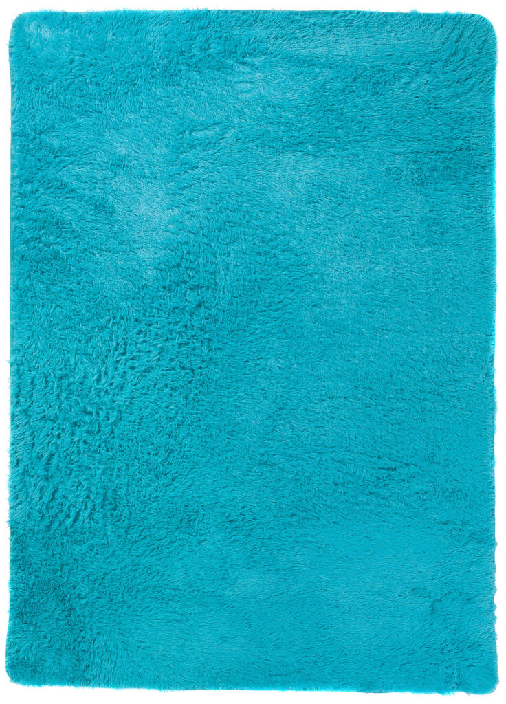 Covor Silk Turcoaz Antiderapant Shaggy