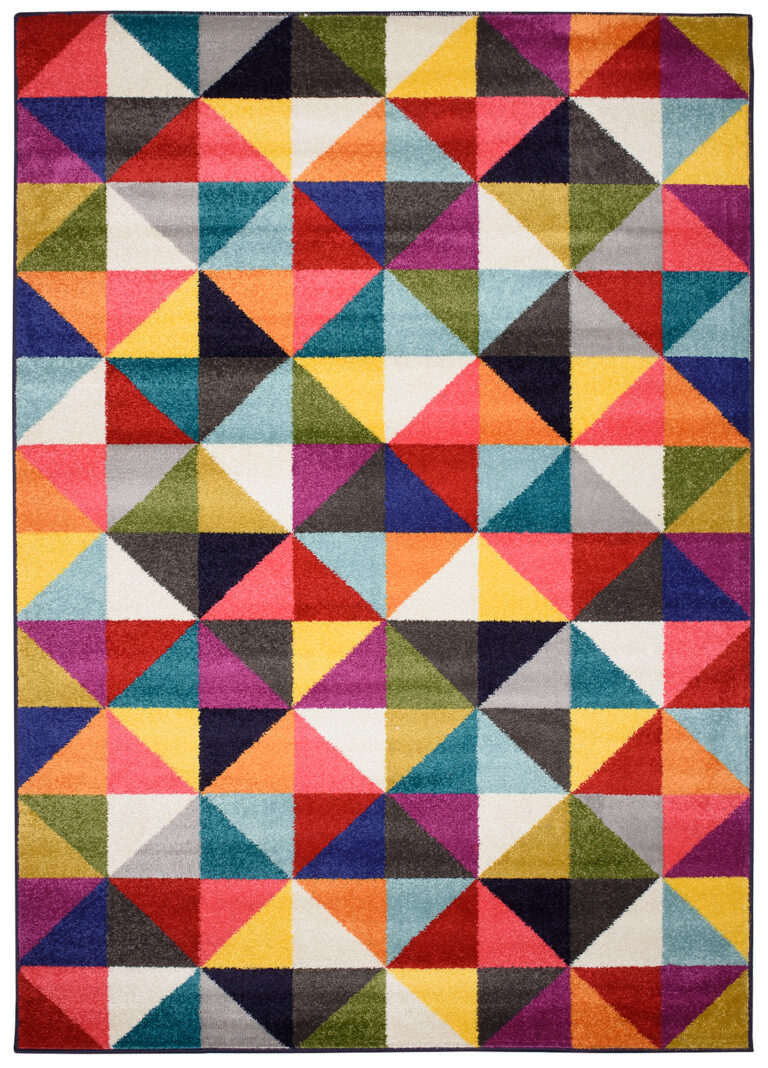 Covor Salsa Multicolor Triunghiuri