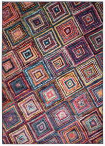 Covor Salsa Multicolor Abstract Romburi