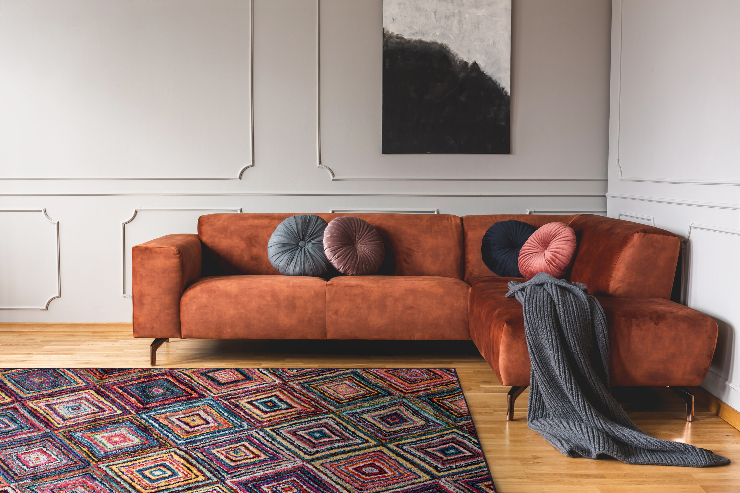 Covor Salsa Multicolor Abstract Romburi