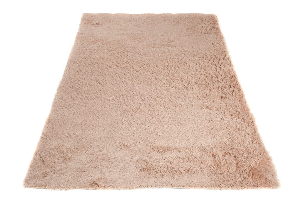 Covor Silk Bej Deschis Antiderapant Shaggy