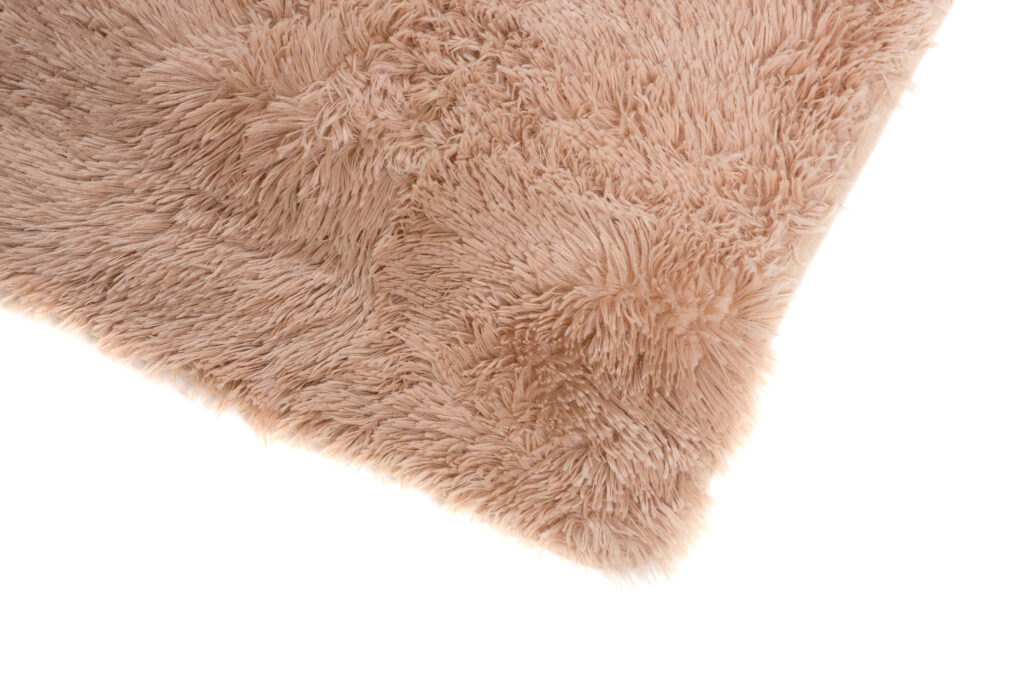 Covor Silk Bej Deschis Antiderapant Shaggy