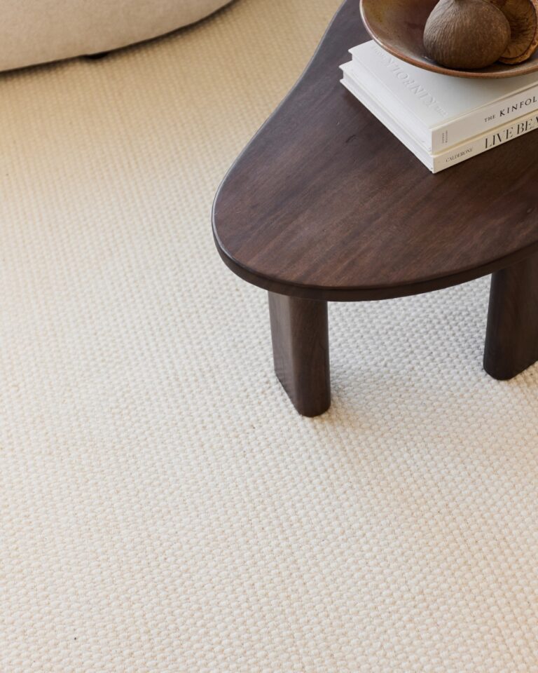 Covor Lână Loni Alb