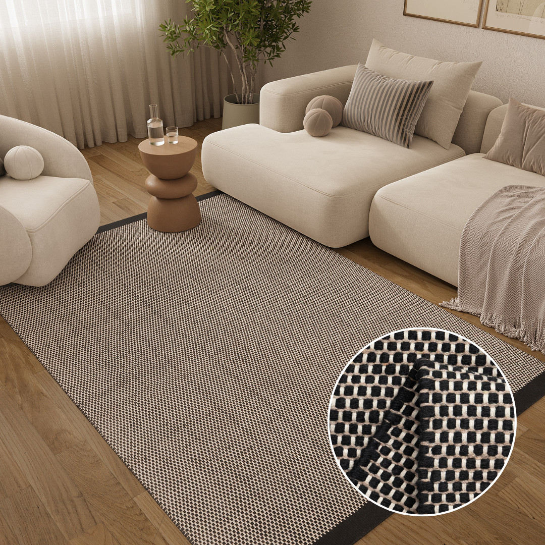 Covor Lână Loni Negru