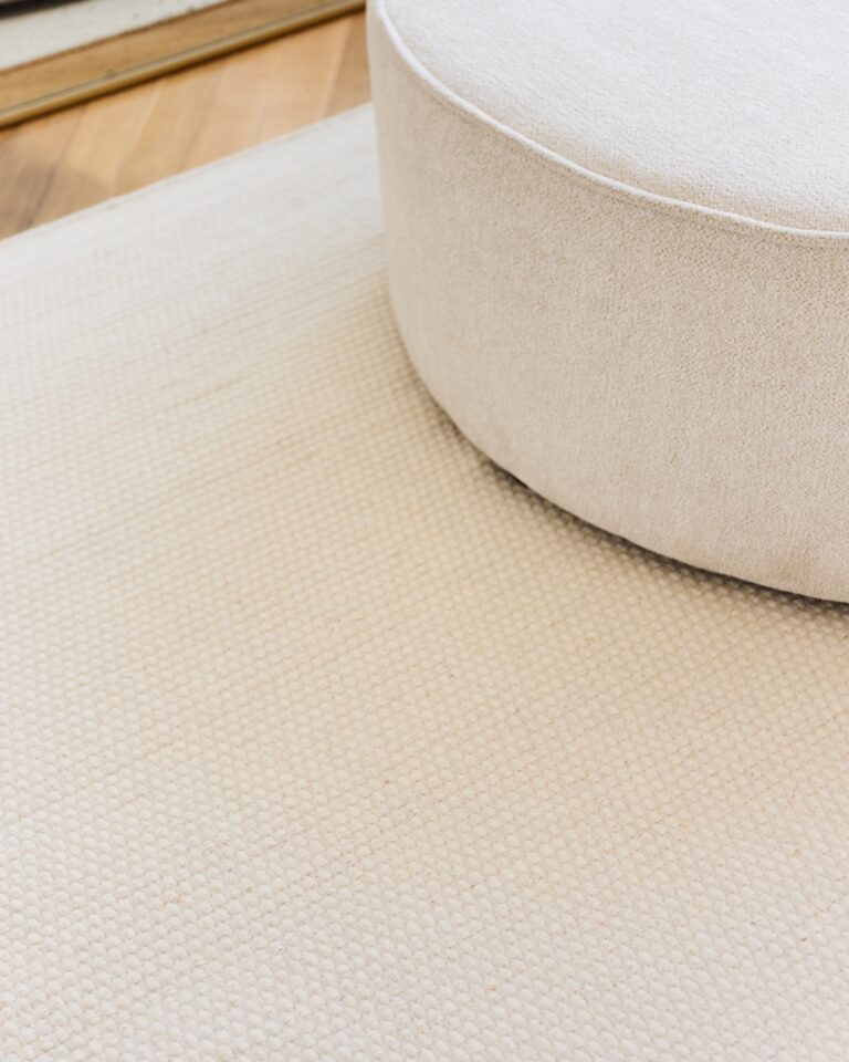 Covor Lână Loni Alb