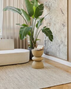 Covor Lână Loni Maro Deschis