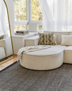 Covor Lână Loni Negru