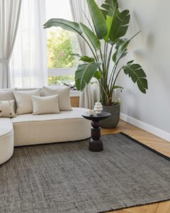 Covor Lână Loni Negru