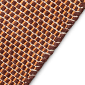 Covor Lână Loni Maro Închis