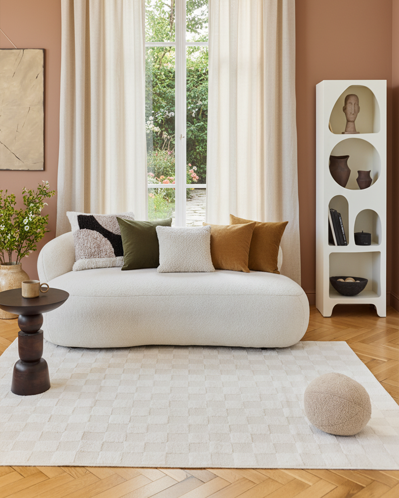 Covor Terra Crem Carouri