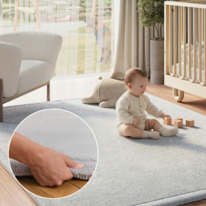 Covor pentru copii Fluffin Gri Deschis