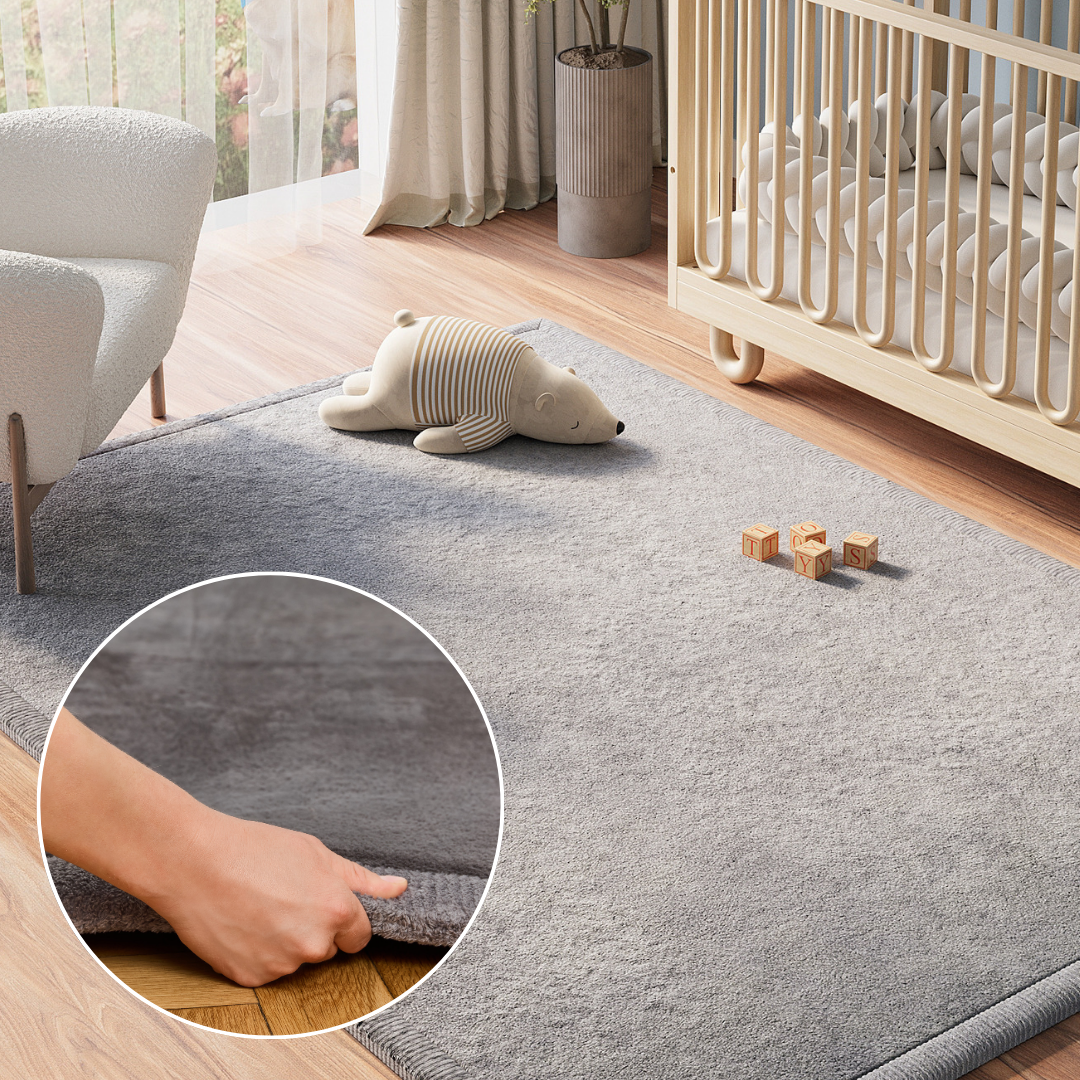Covor pentru copii Fluffin Gri Închis