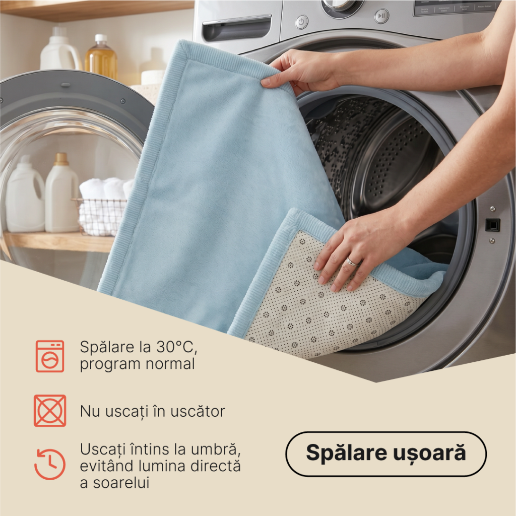 Covor pentru copii Fluffin Albastru