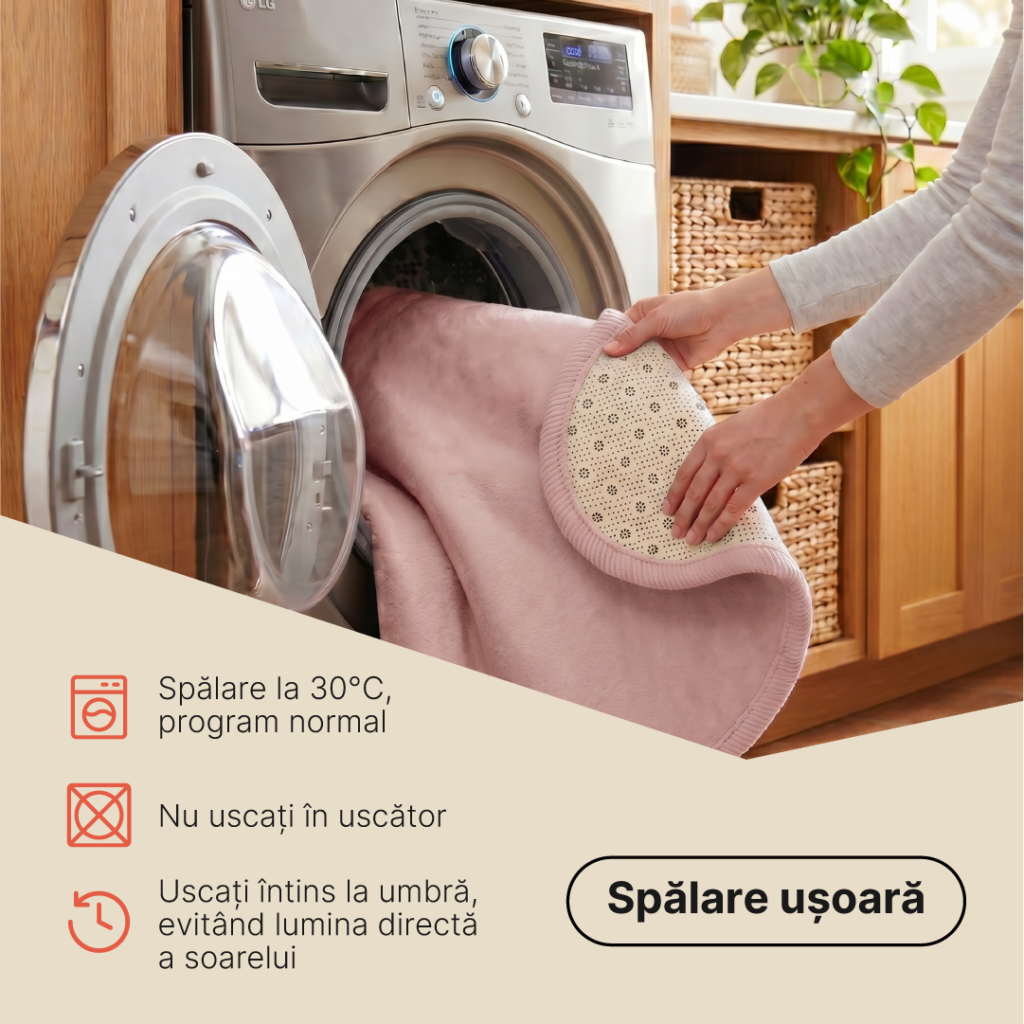 Covor pentru copii Fluffin Rotund Roz