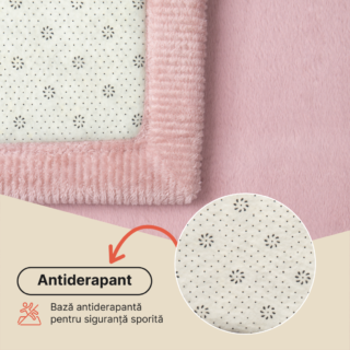 Covor pentru copii Fluffin Roz