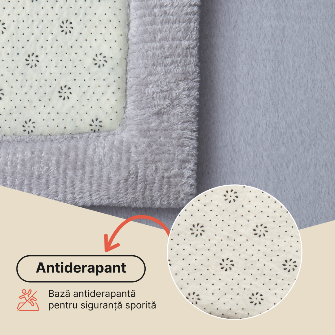 Covor pentru copii Fluffin Gri Deschis