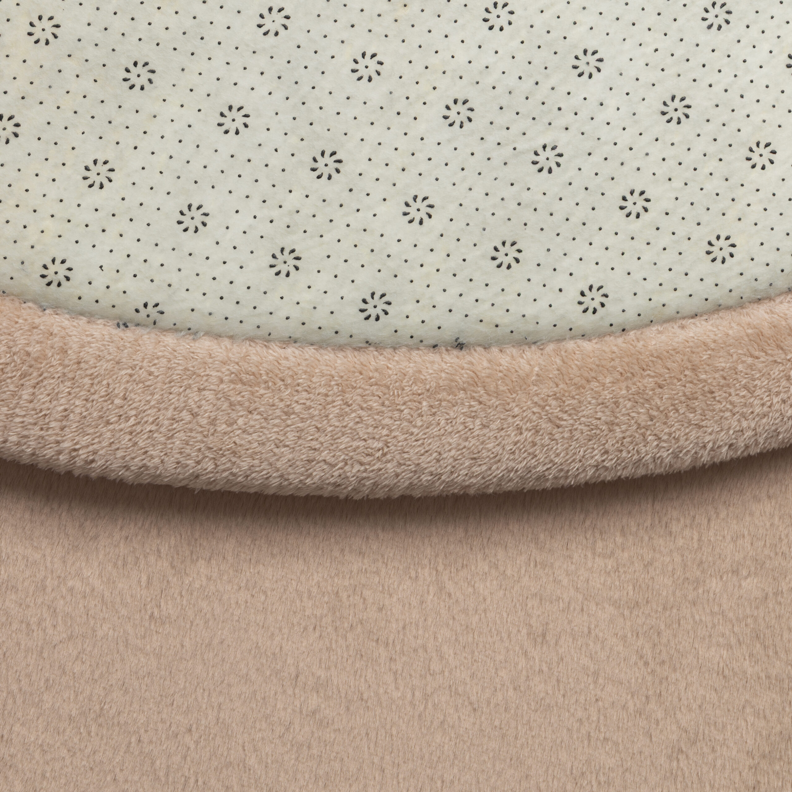 Covor pentru copii Fluffin Rotund Bej