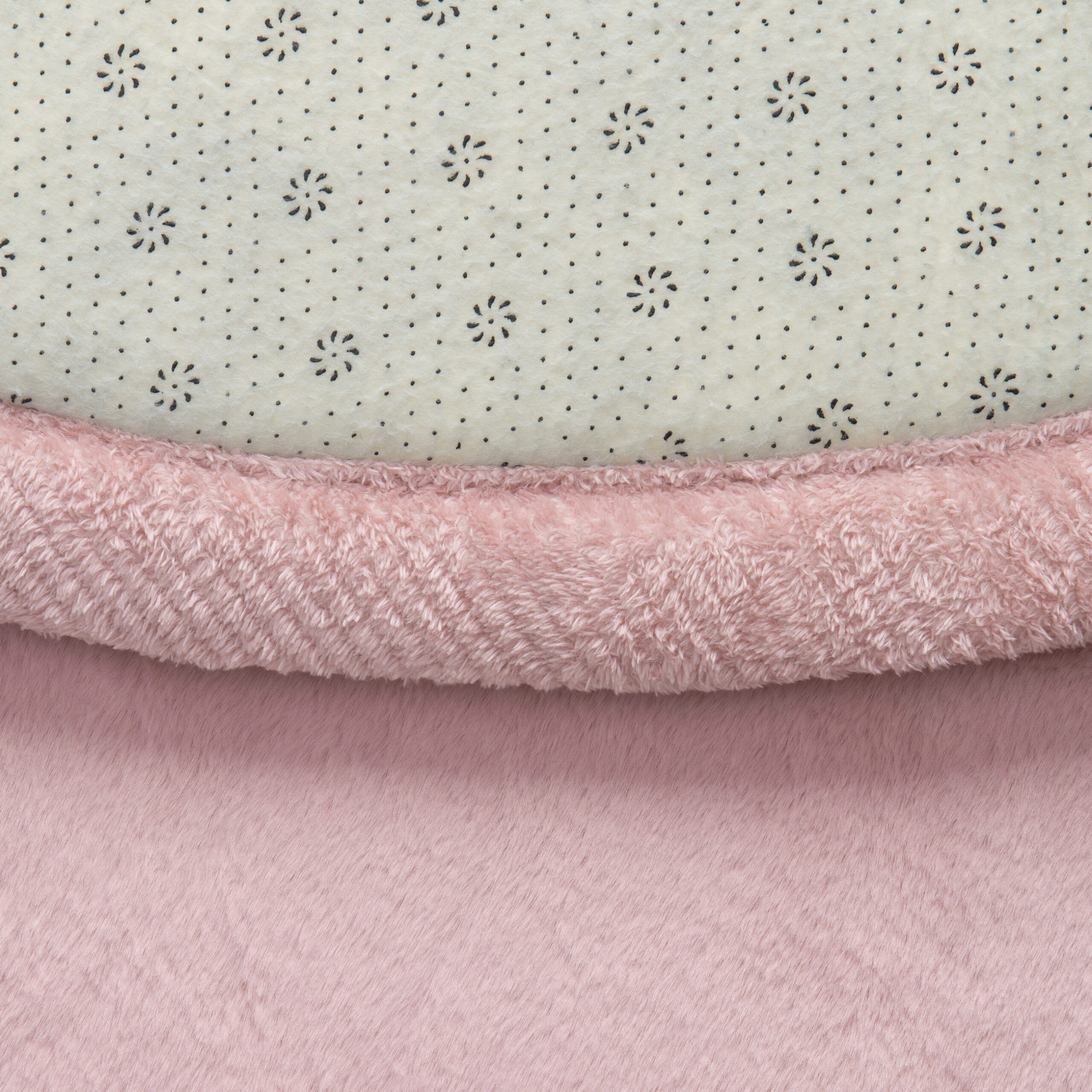 Covor pentru copii Fluffin Rotund Roz