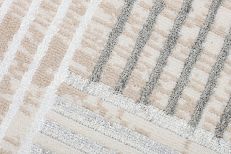 Covor Crystal Rotund Gri Bej Crem Dungi