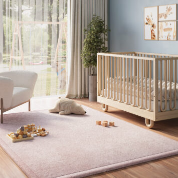 Covor pentru copii Fluffin Roz