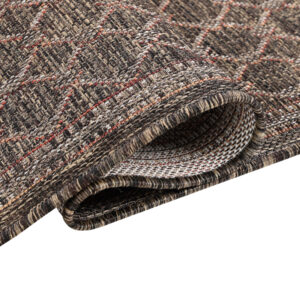 Covor Exterior Melissa Maro Închis Romburi