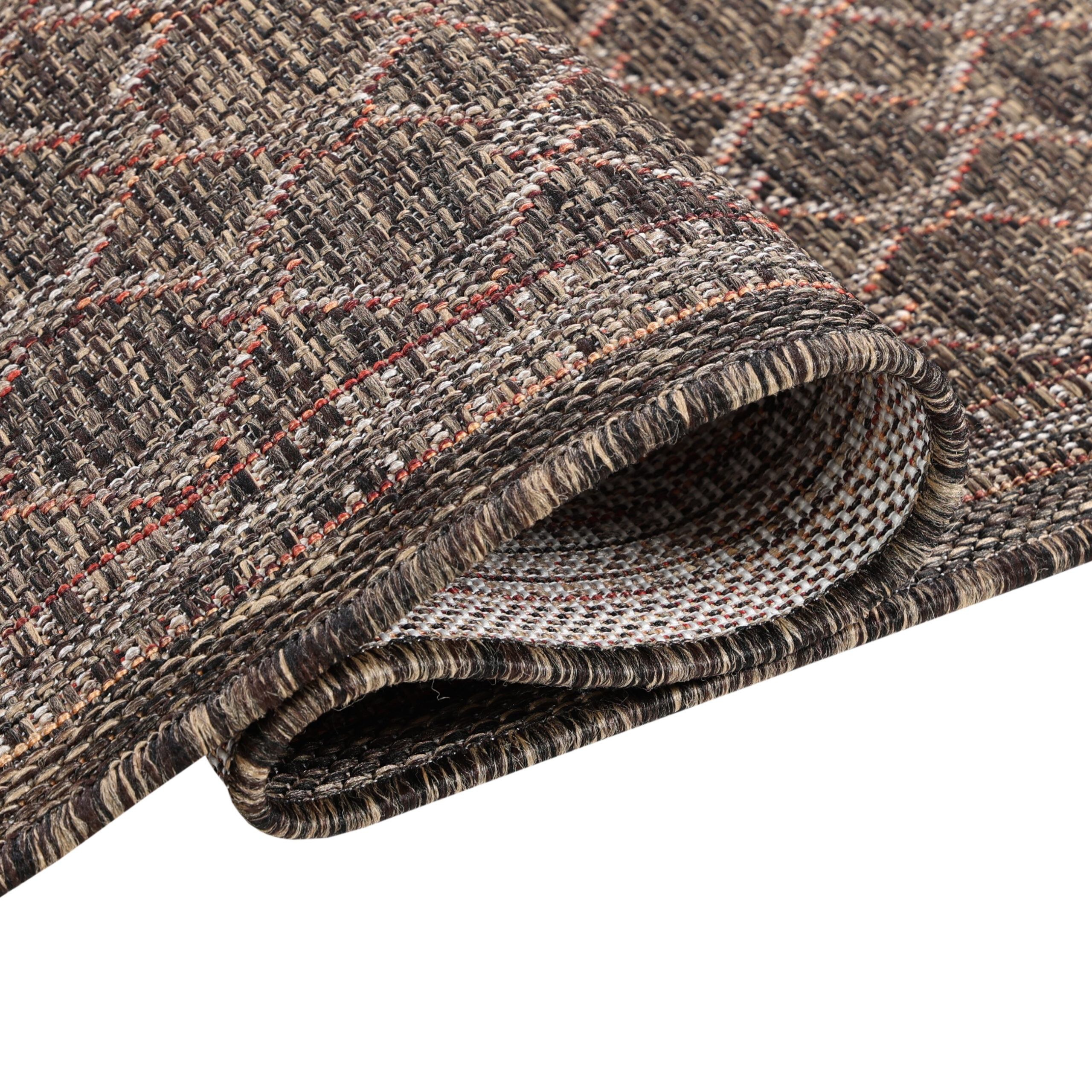 Covor Exterior Melissa Maro Închis Romburi