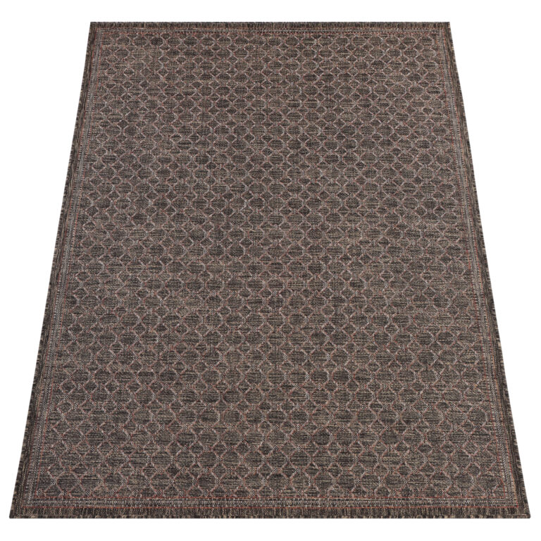 Covor Exterior Melissa Maro Închis Romburi