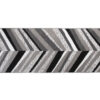 Covor Traversă Maya Gri Negru Geometric Linii