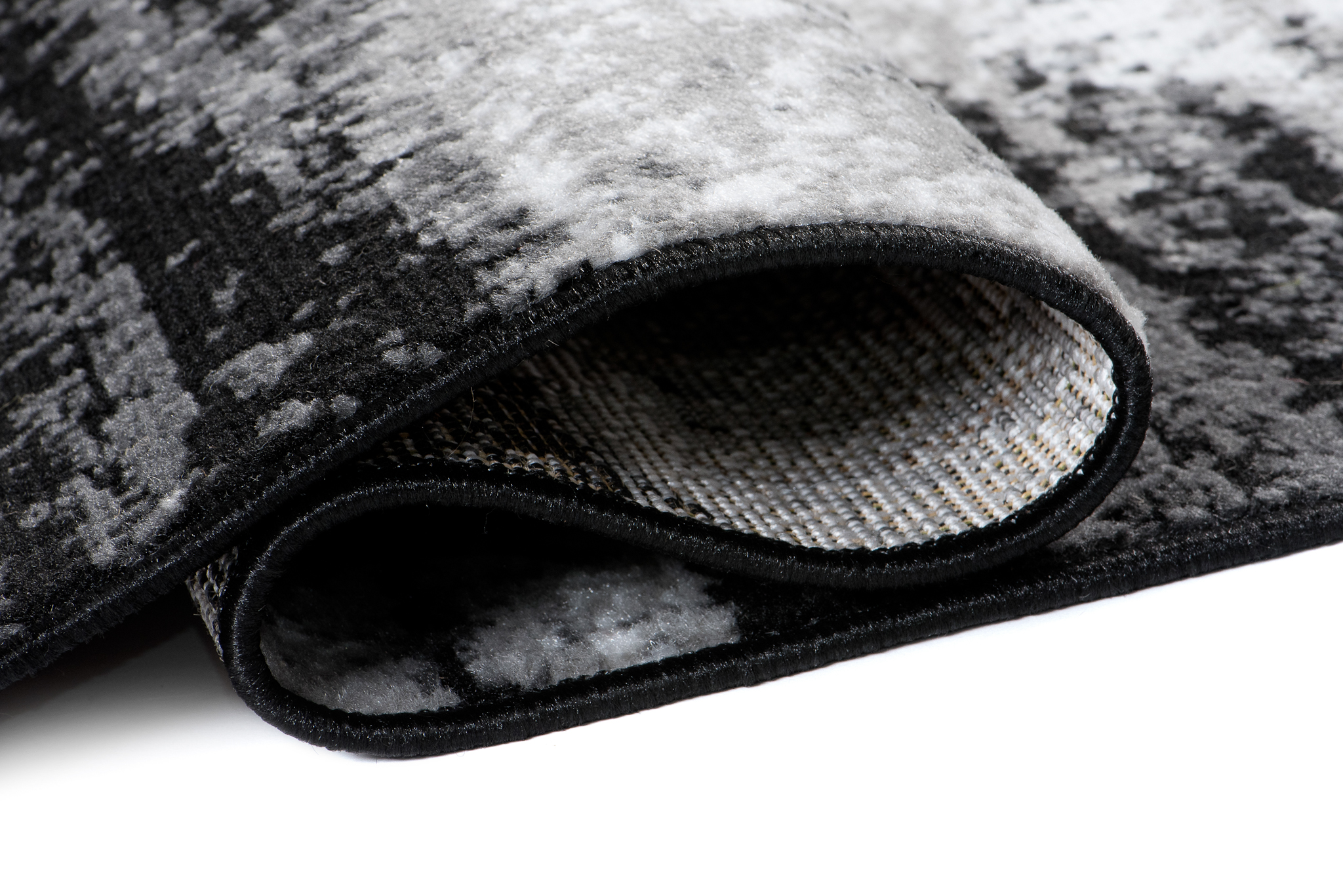 Covor Traversă Maya Gri Negru Abstract