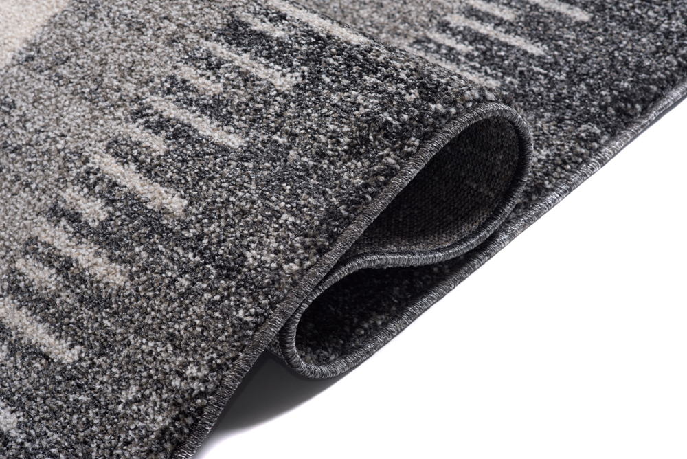 Covor Sari Gri Etnic Ramă