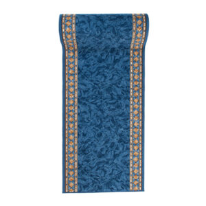 Covor Traversă Antiderapant Albastru Ornamente