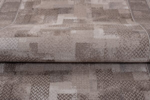 Covor Traversă Antiderapant Bej Patchwork