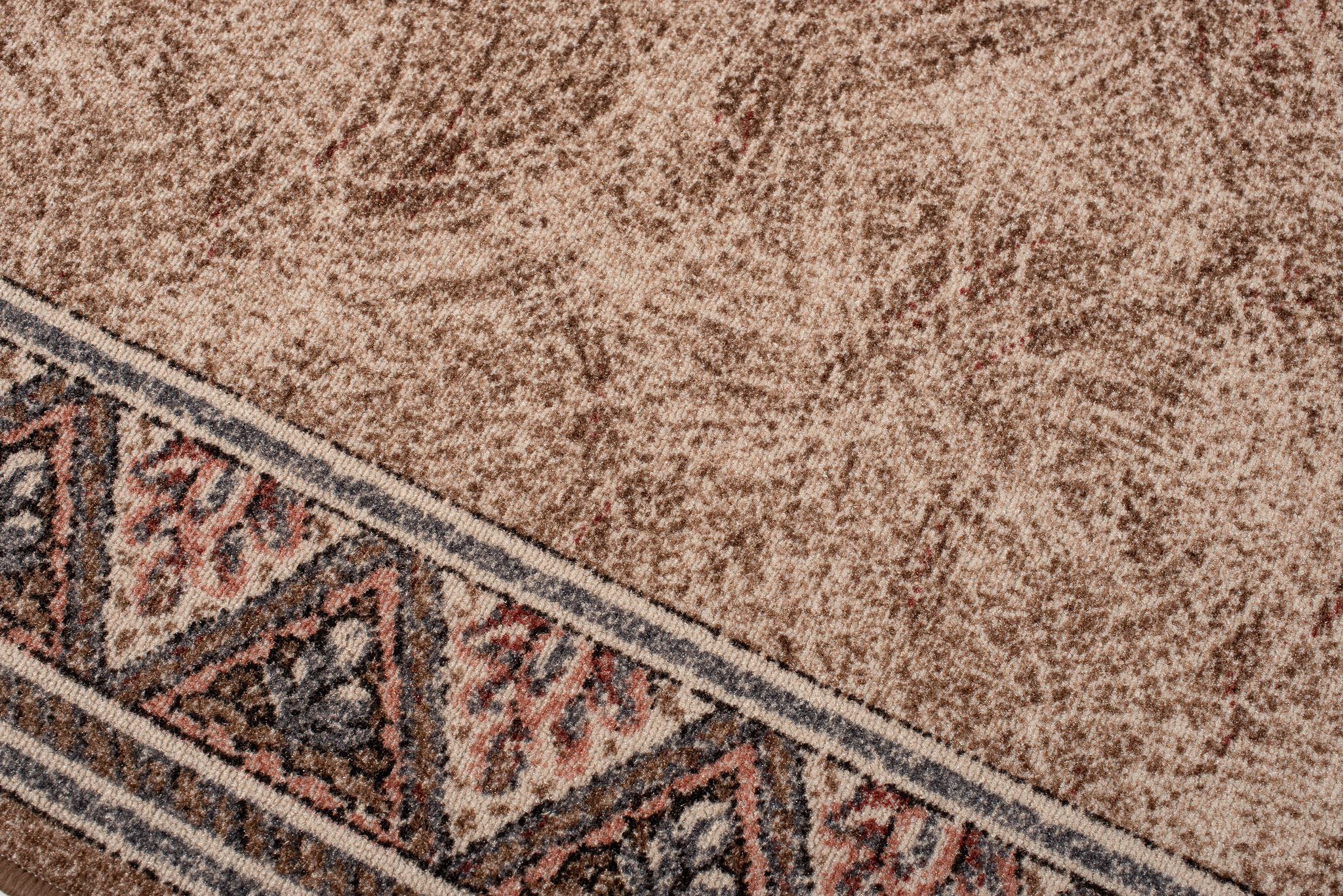 Covor Traversă Maro Triunghiuri