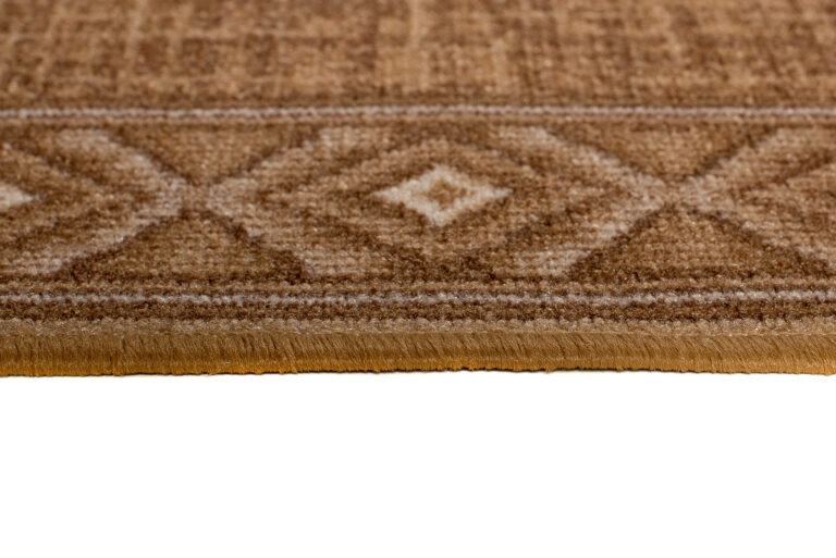 Covor Traversă Antiderapant Maro Rombe